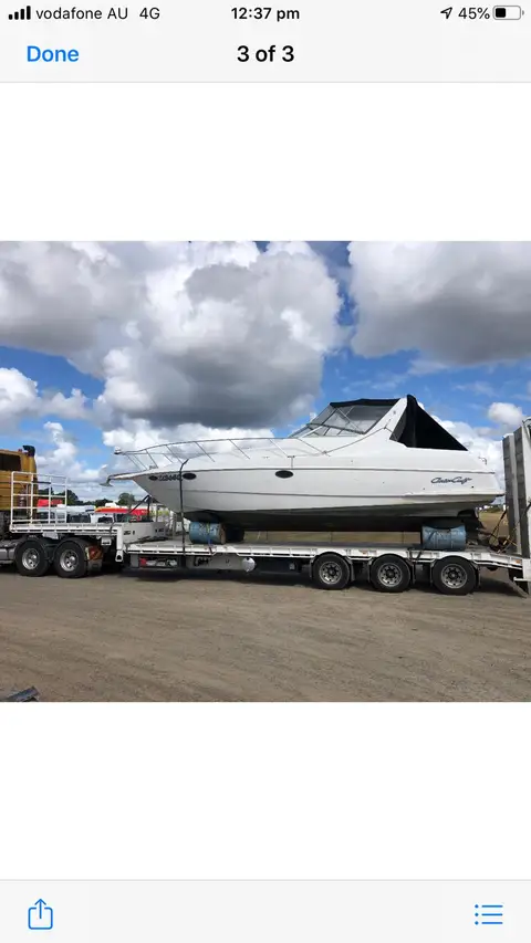 Auto Mover Boat Transport on Specialist Trailer